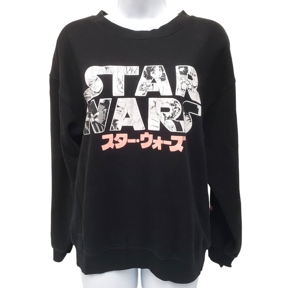 Star Wars Womens Anime Sweatshirt Top Size Large 11-13 Juniors
